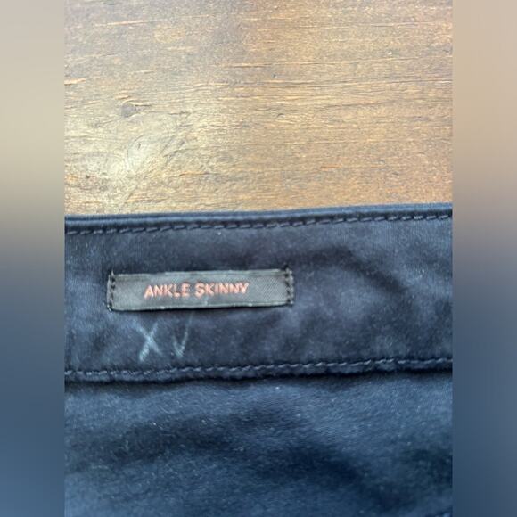 7 For All Mankind Jen 7 Black Ankle Skinny High Waisted Soft Stretch Jeans 22 - Picture 7 of 9